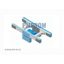 Двойной конвейер на роликовых цепях с накоплением для тяжелых грузов NT 87000