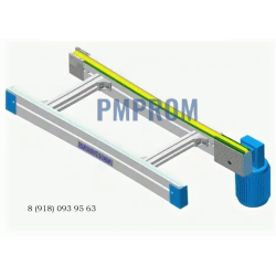 Приводной двойной конвейер на зубчатых ремнях с роликовой цепью для статического накопления NT 81520