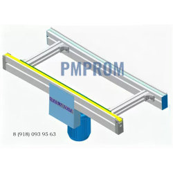Приводной двойной конвейер на зубчатых ремнях с роликовой цепью для статического накопления NT 81550